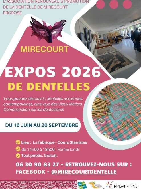 Exposition de dentelles