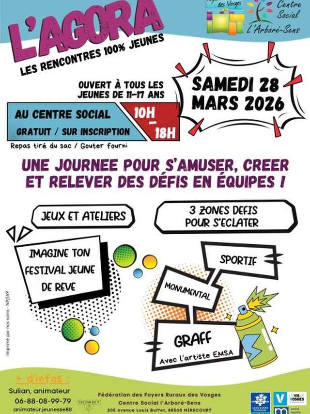 AGORA - Les rencontres 100% Jeunes