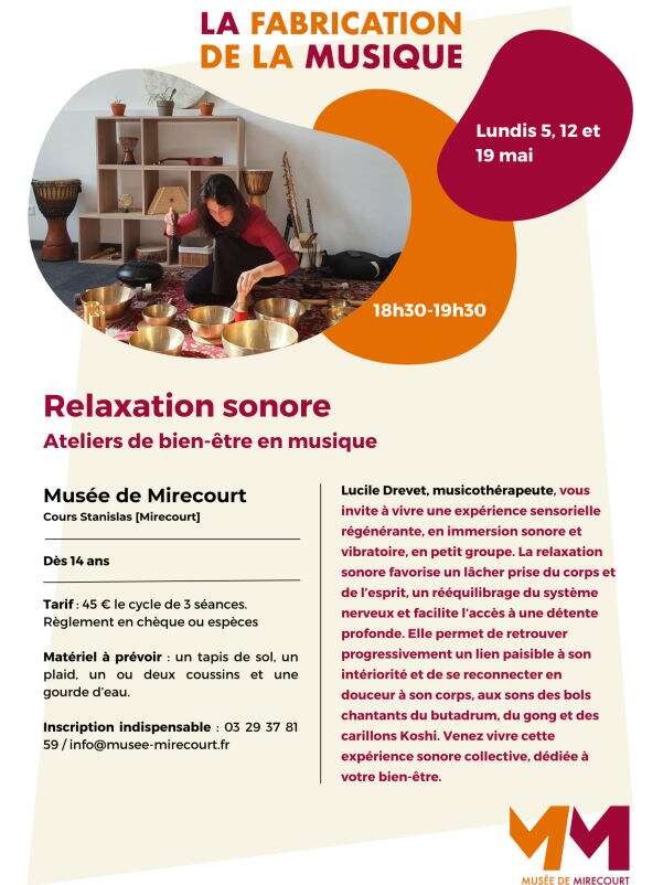 Ateliers de bien-être en musique -  relaxation sonore