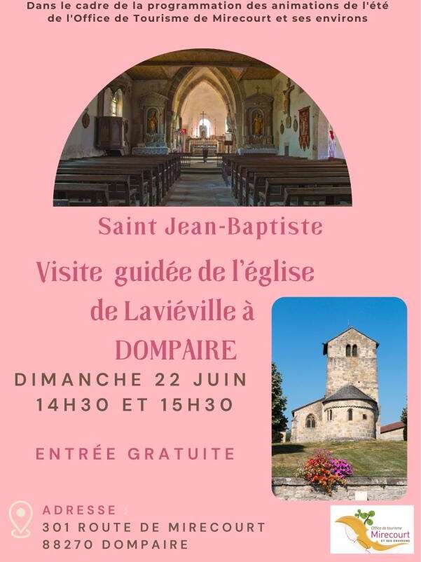 Visite guidée de l'église de Laviéville