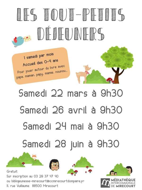 les tout petits déjeuners