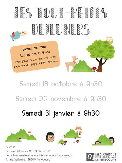 Les tout-petits déjeuners