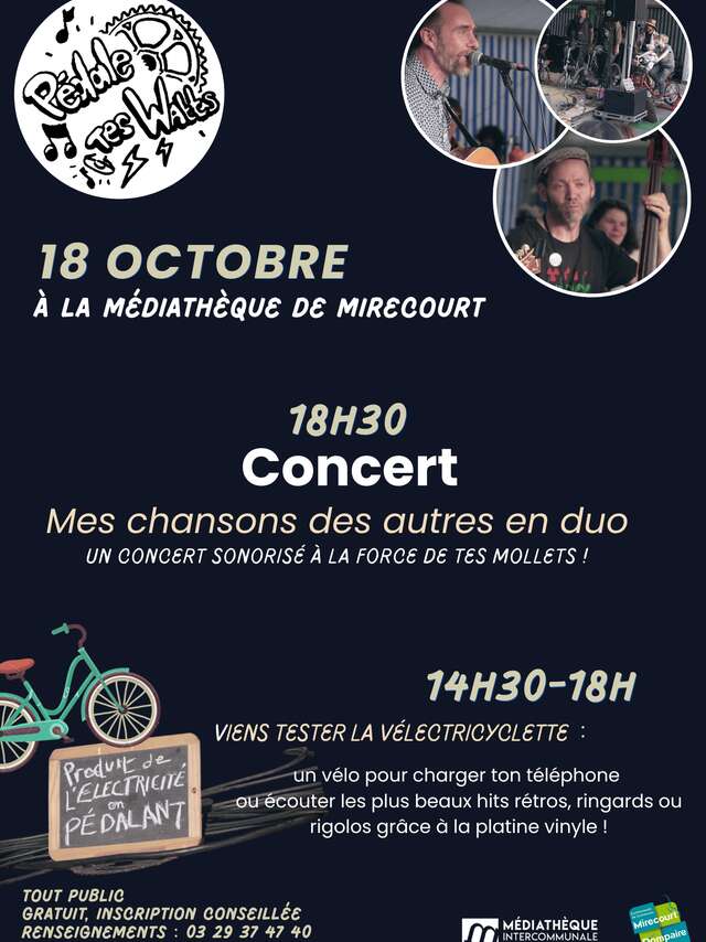 Concert Pédale tes watts