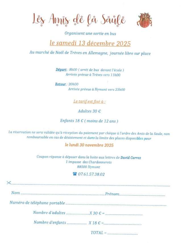 Voyage en bus au marché de Noël de Trèves