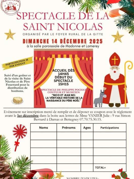 Spectacle de la Saint-Nicolas