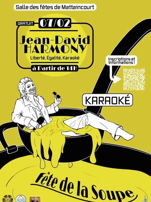 Fête de la soupe et karaoké avec Jean-David Harmony