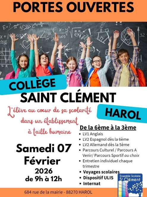 Portes ouvertes du collège Saint-Clément