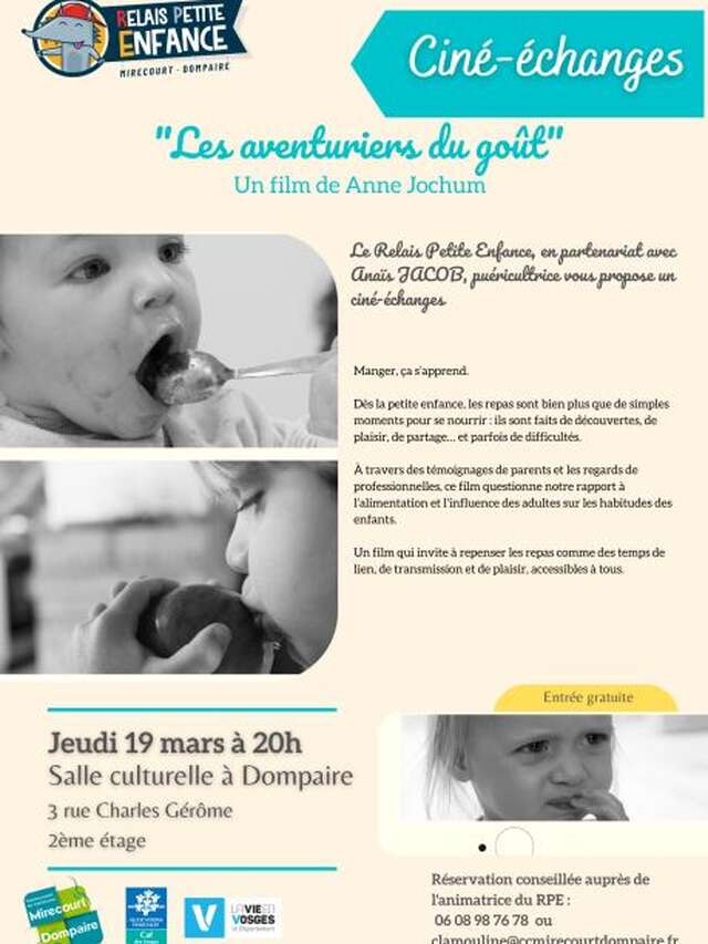 Ciné échanges - Les aventuriers du goût