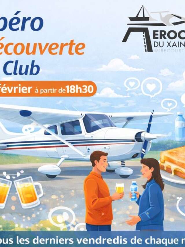 Apéro découverte à l'Aéroclub du Xaintois