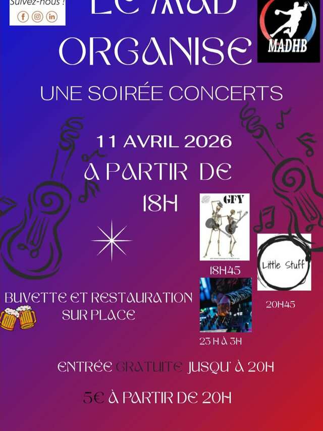 Soirée Concerts du MAD