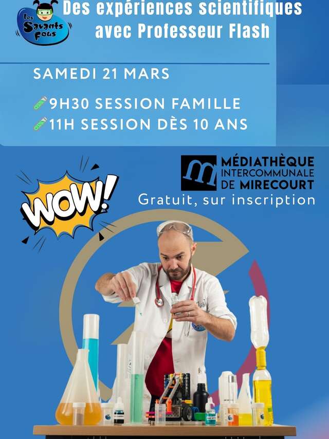 Ateliers d'expériences scientifiques