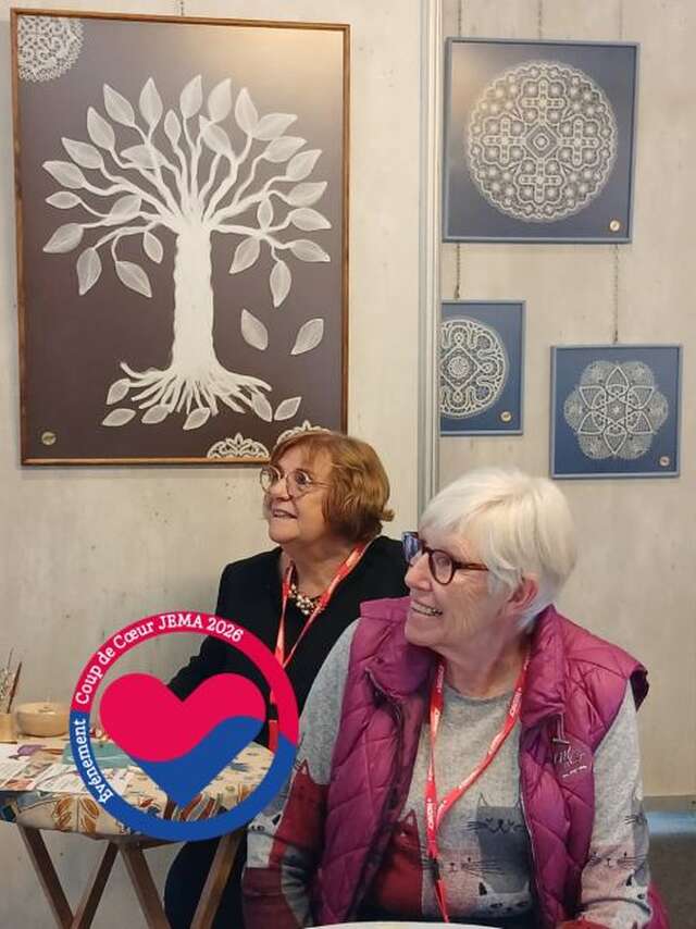 Journées Européennes des Métiers d’Art - Création cœurs à l’ouvrage en dentelle