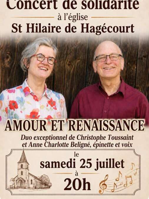 Concert duo de Christophe Toussaint et Anne-Charlotte Beligné - épinettes et voix
