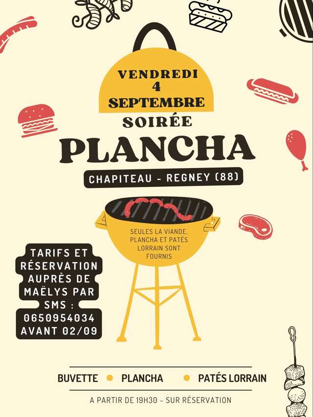 Soirée plancha