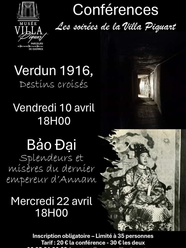 Conférences : Les Soirées de la Villa Piquart