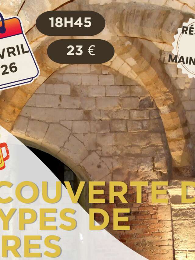 Soirée Dégustation Bières aux Caves Médiévales