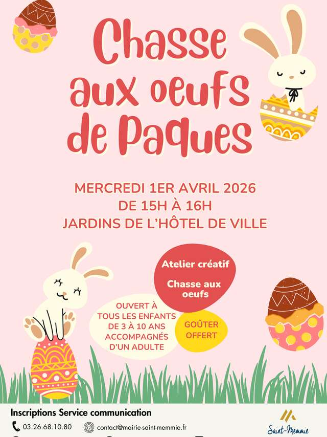 Chasse aux oeufs de Pâques à Saint-Memmie