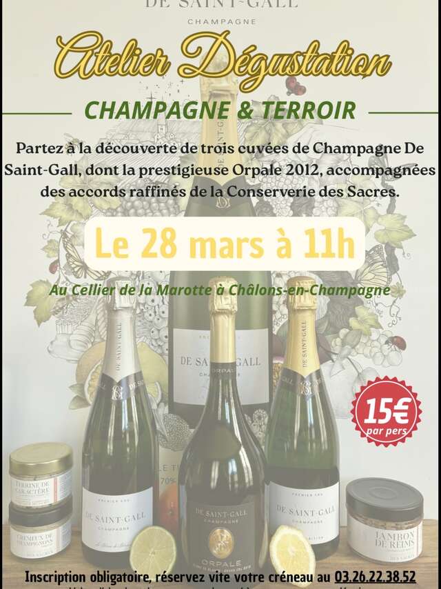 Atelier Dégustation Champagne & Terroir