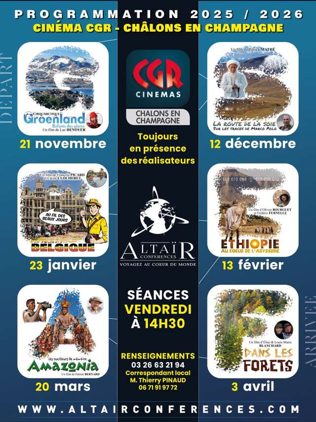 Ciné Conférences Exploration Voyage