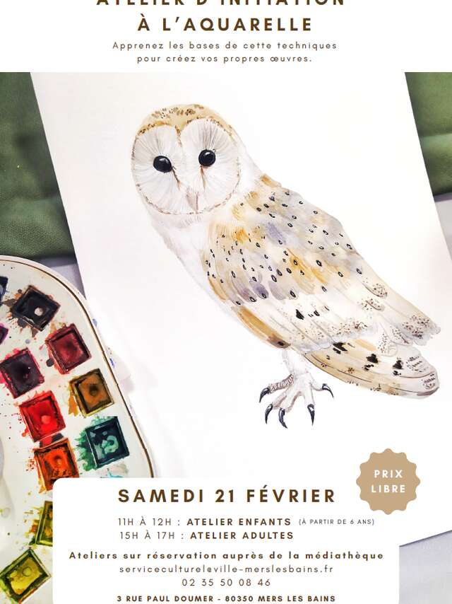 Ateliers d'initiation à l'illustration animalière