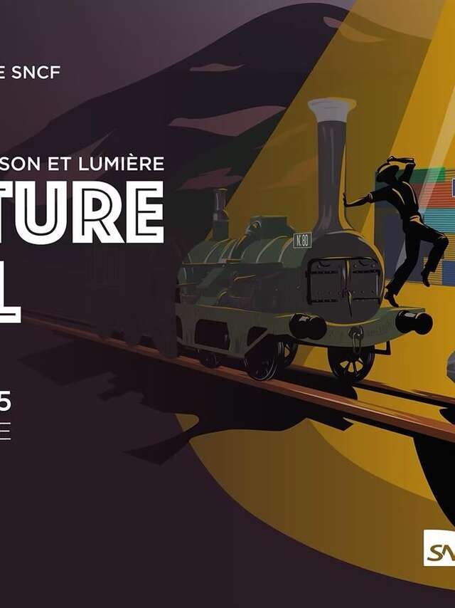 Spectacle son et lumière : l'aventure du rail