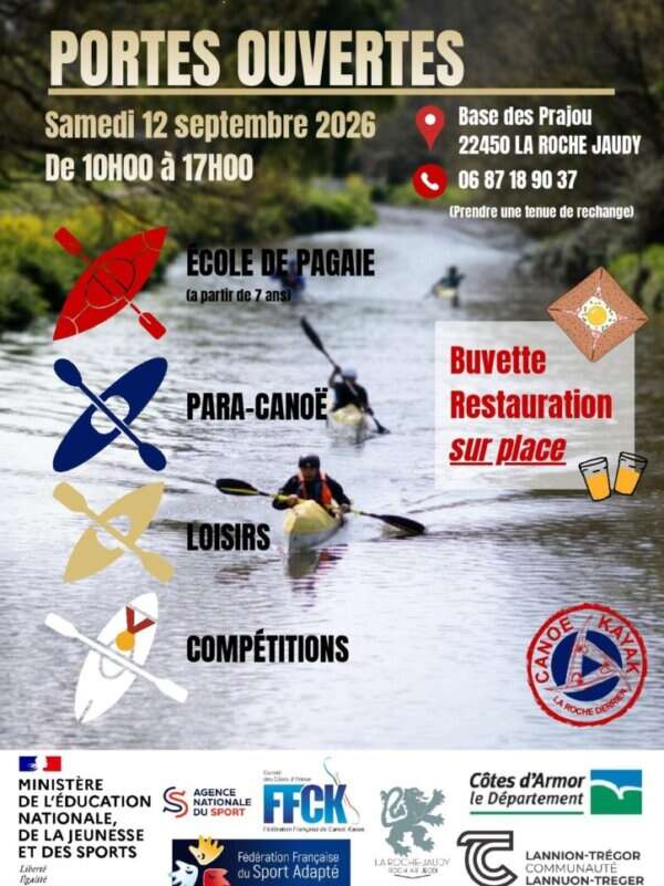 Journée portes ouvertes à La Roche-Derrien Canoë-Kayak
