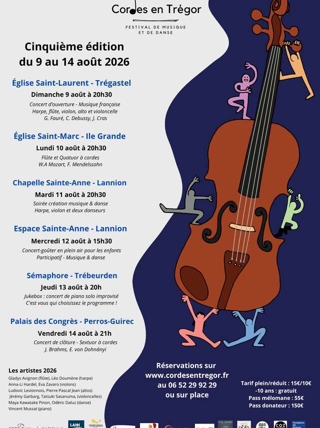 Festival Cordes en Trégor - Flûte et cordes