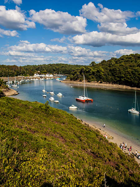 Balade sur la rive droite du Bélon