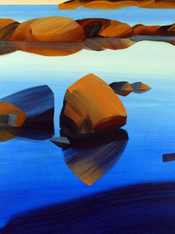 Par les monts et par les grèves - Peinture