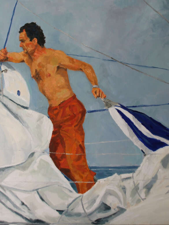 Collectif de cinq artistes - Peintures et sculptures