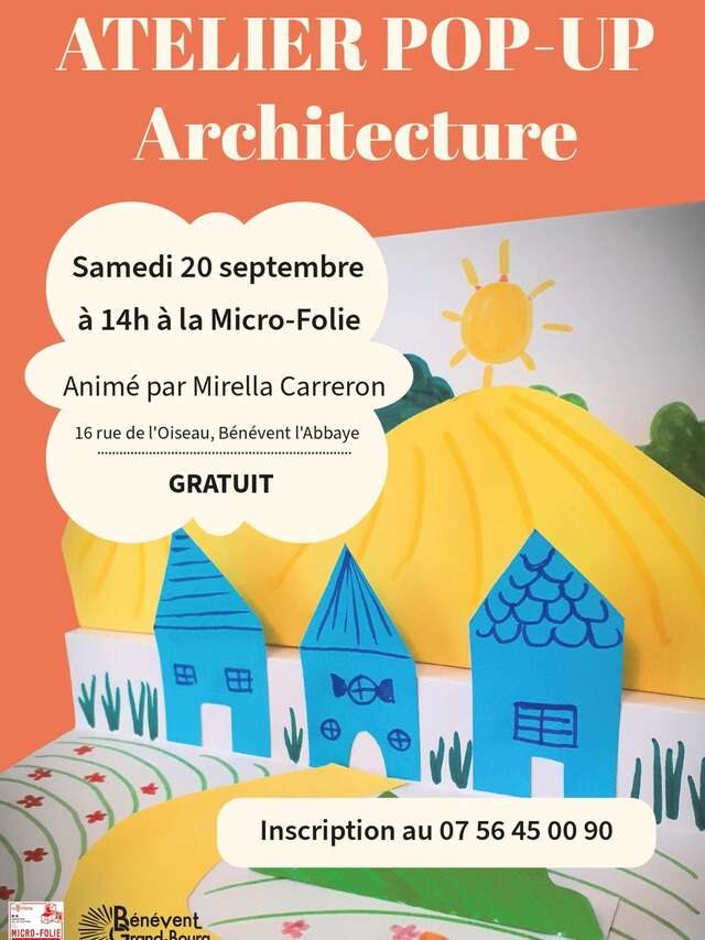 Journées du Patrimoine : Micro-Folie : Atelier pop-up spécial architecture