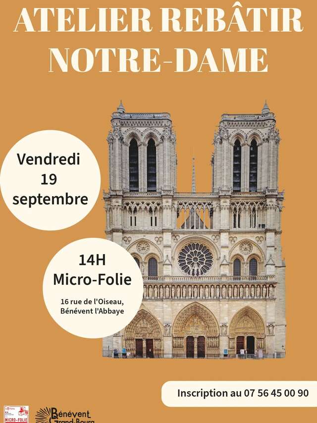 Journées du Patrimoine : Micro-Folie : Rebâtir Notre-Dame de Paris