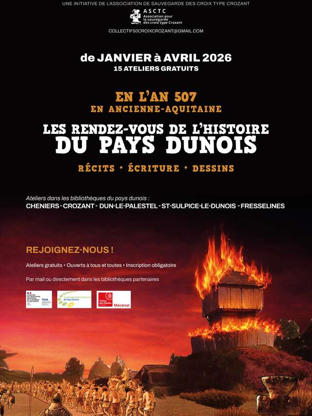 Ateliers dans les bibliothèques du Pays Dunois