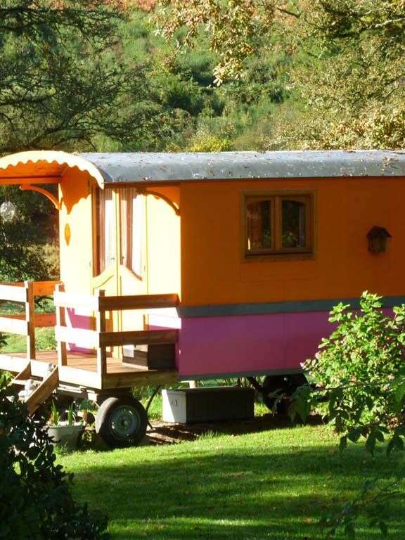 Roulotte de la Ferme des Anes de Vassivière