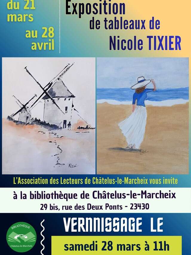 Exposition de Peintures de Madame TIXIER Nicole