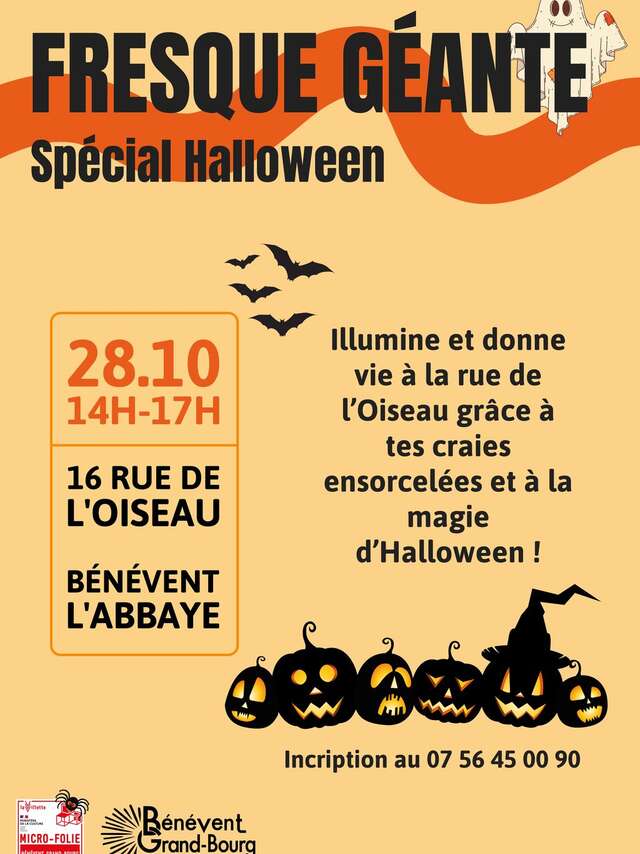 Micro-Folie : Fresque Géante - Spécial Halloween