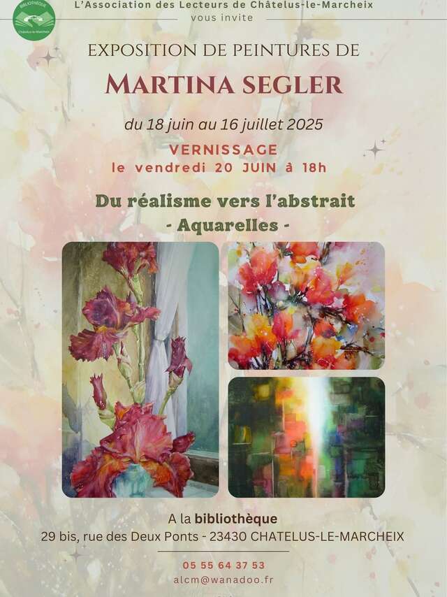 Exposition d'Aquarelles de Martina SEGLER