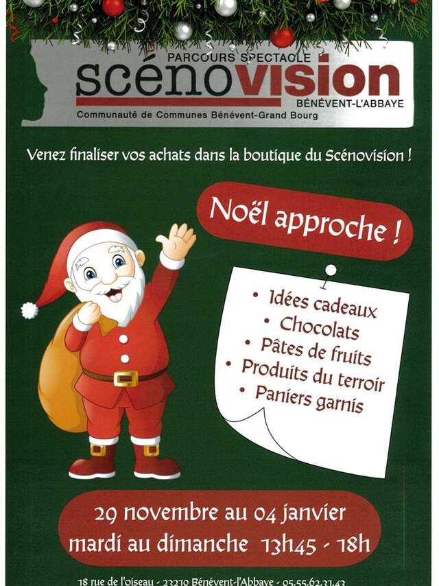 Boutique de Noël au Scénovision