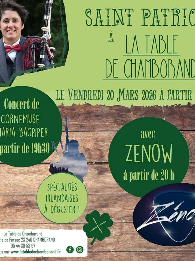 La Table de Chamborand fête la Saint Patrick !