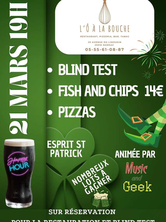 Soirée Saint Patrick