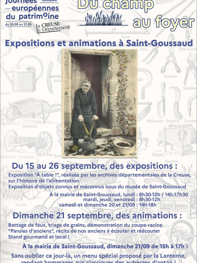 Expositions et Animations du Champ au Foyer