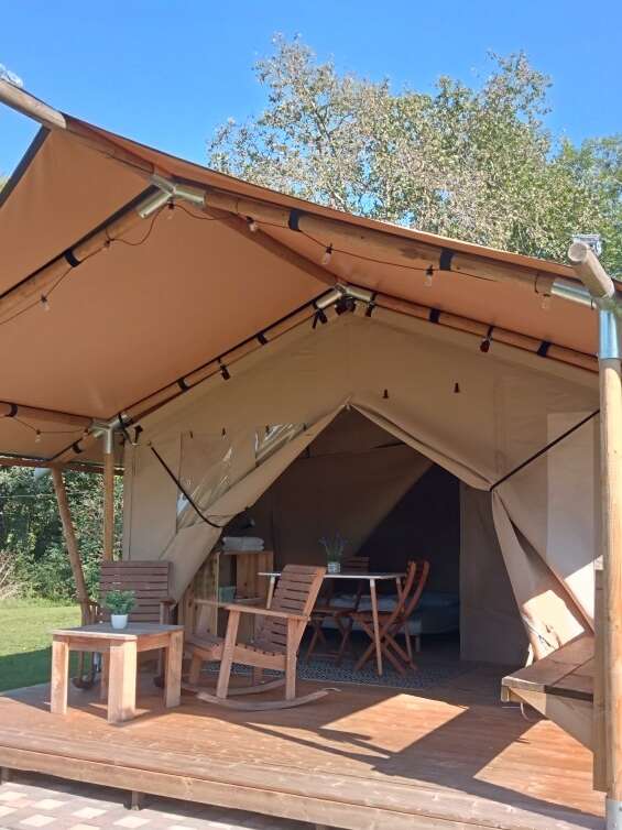 Camping La Perle : Tente Safari Tennesee