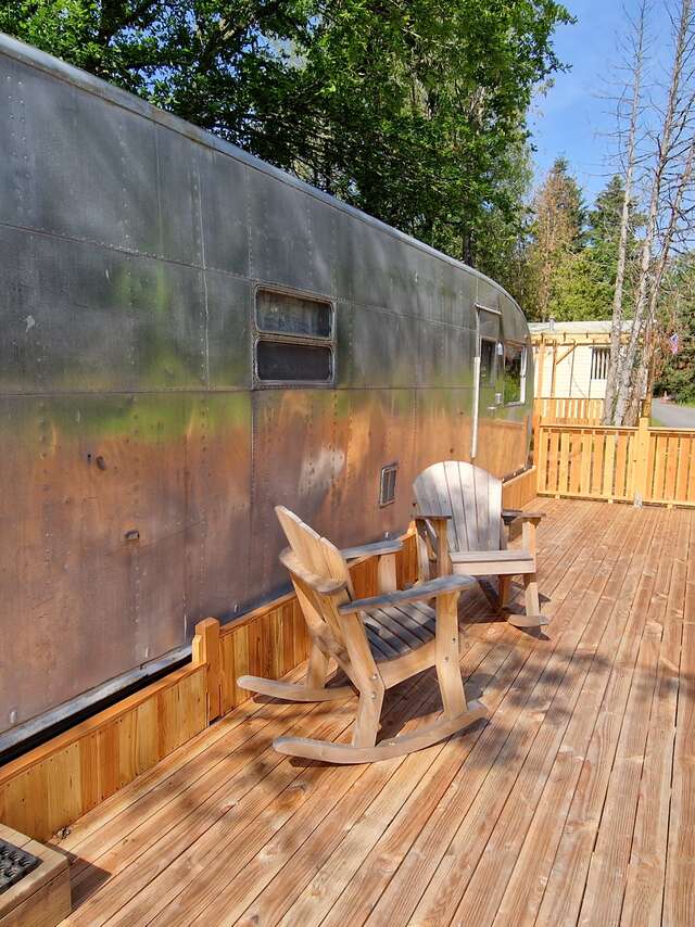 Camping La Perle : Caravane Hollywood