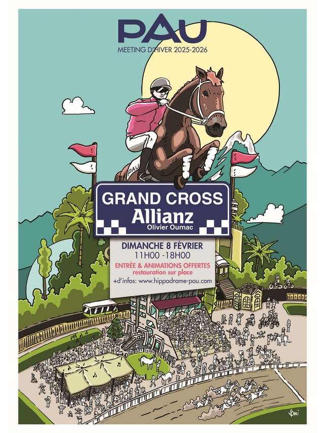 Courses Hippodrome de Pau - Grand Cross Allianz