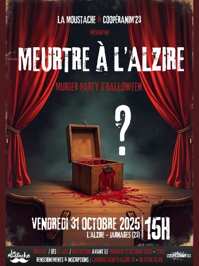Murder Party d'Halloween à l’Alzire