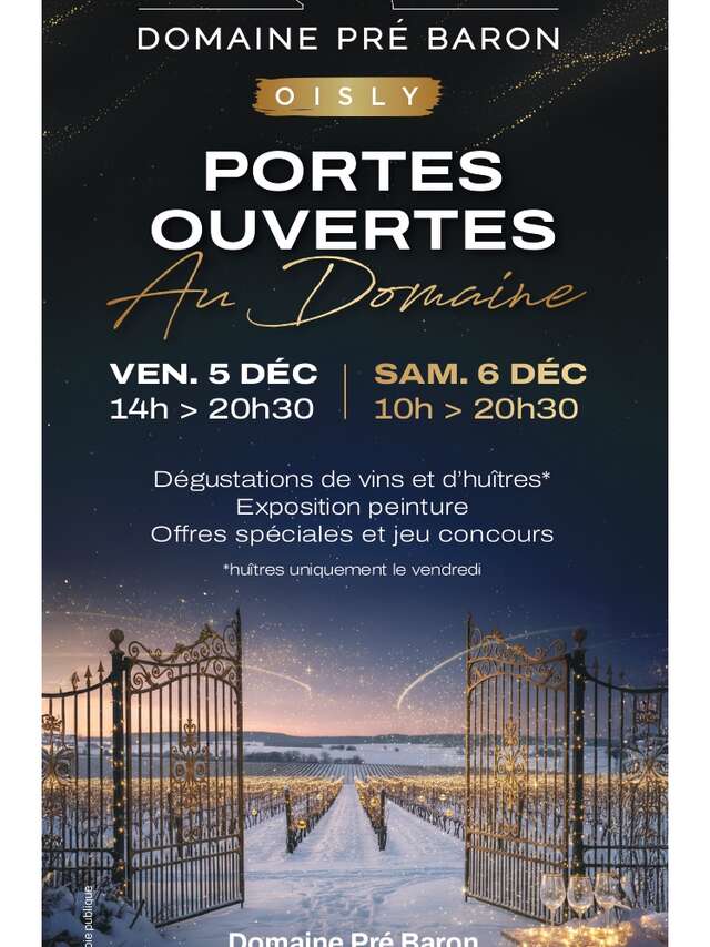 Portes ouvertes au domaine Pré Baron