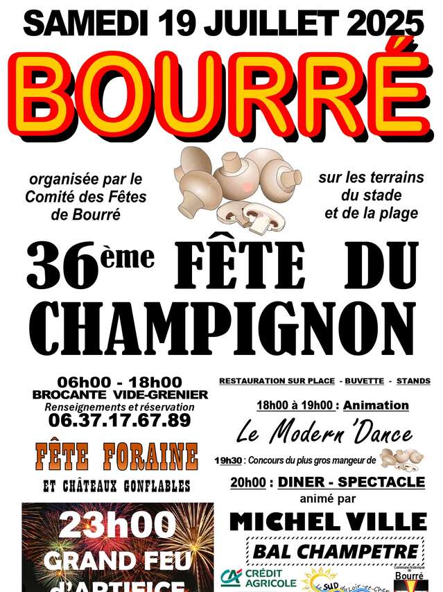 Fête du champignon à Bourré