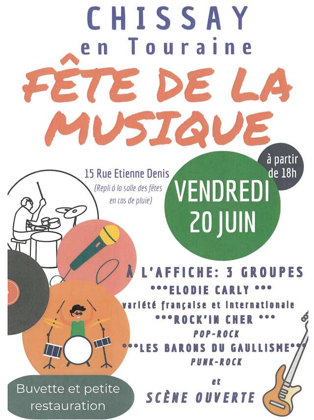 Fête de la musique à Chissay-en-Touaine