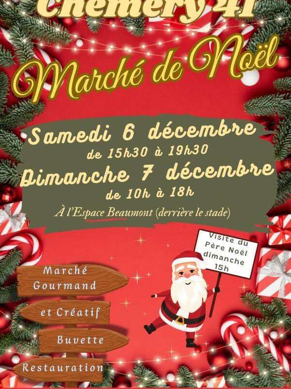 Marché de noël à Chémery