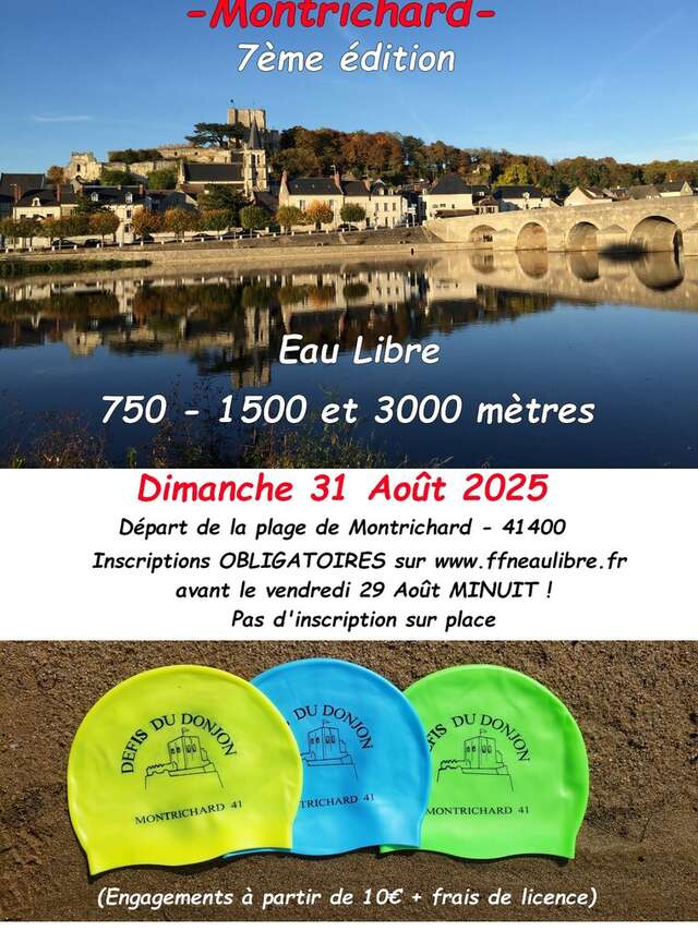 Les défis du donjon, compétition de nage en eau libre